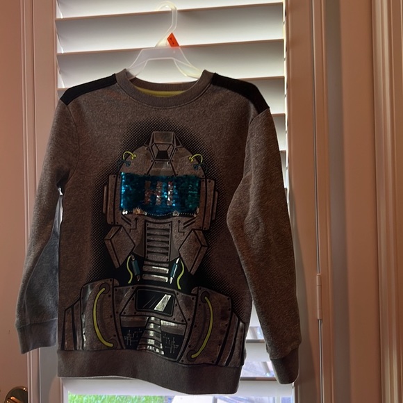 Cat & Jack Other - 🌹Boys long sleeves robot with sequins change shape when you flip ‘em! Size S